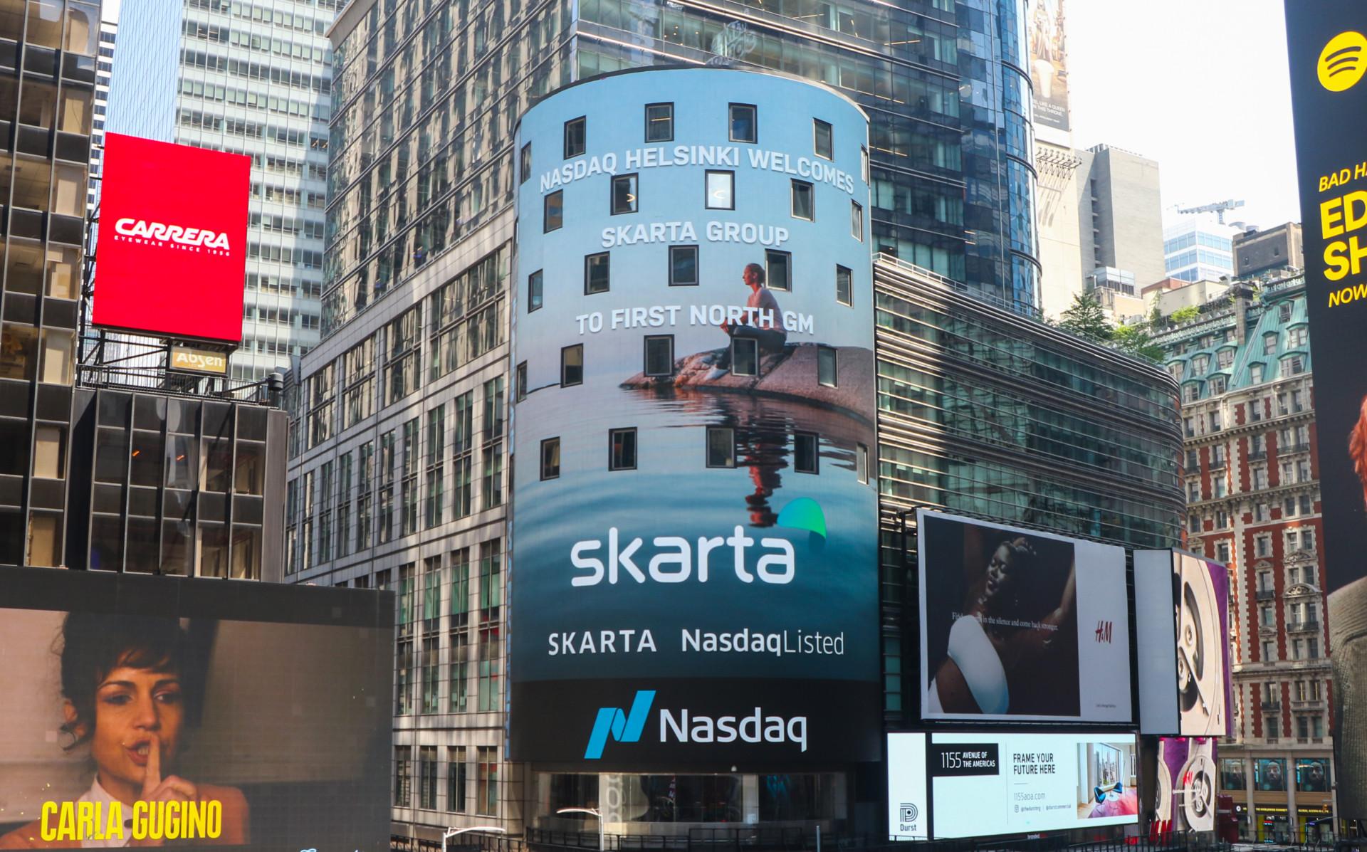 Trading in Skarta Group Plc’s new shares began on the First North marketplace