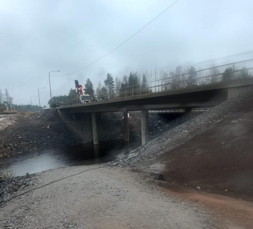 The bridge over Siikajoki, built by Skarta, was opened to traffic