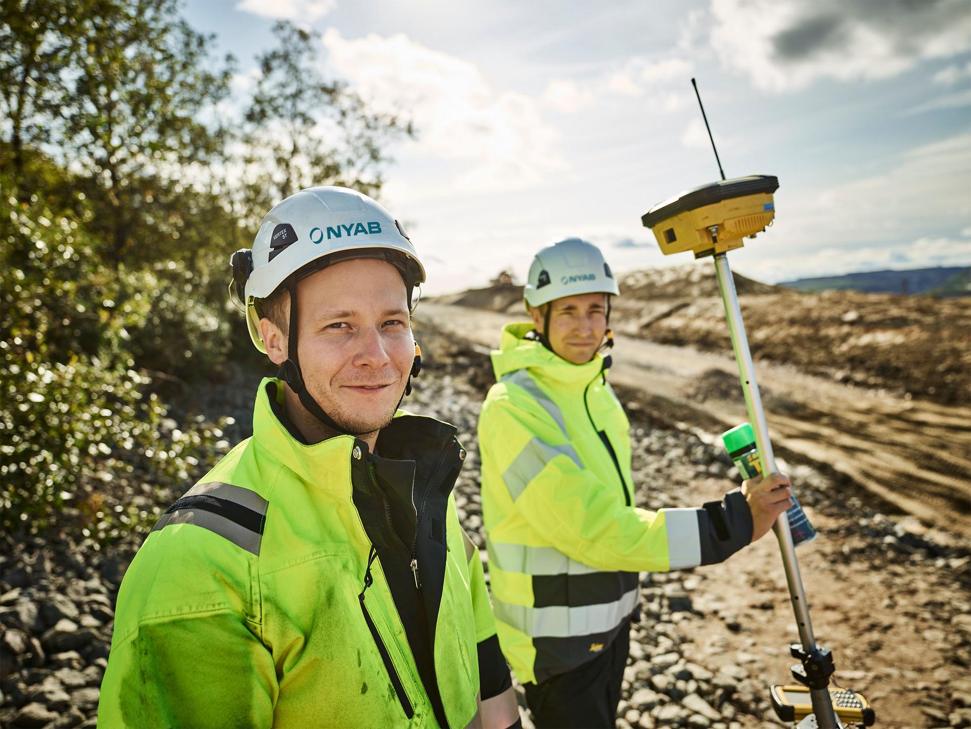 NYAB infrastruktur, järnväg, vägarbete