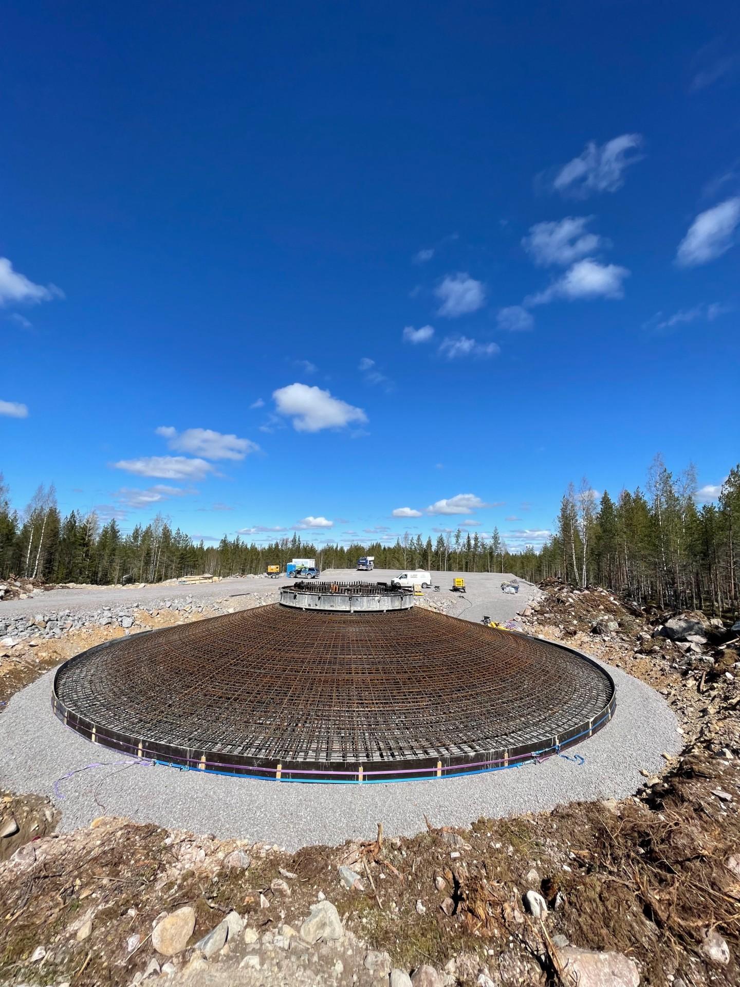 Kaukanen wind park in Kannus