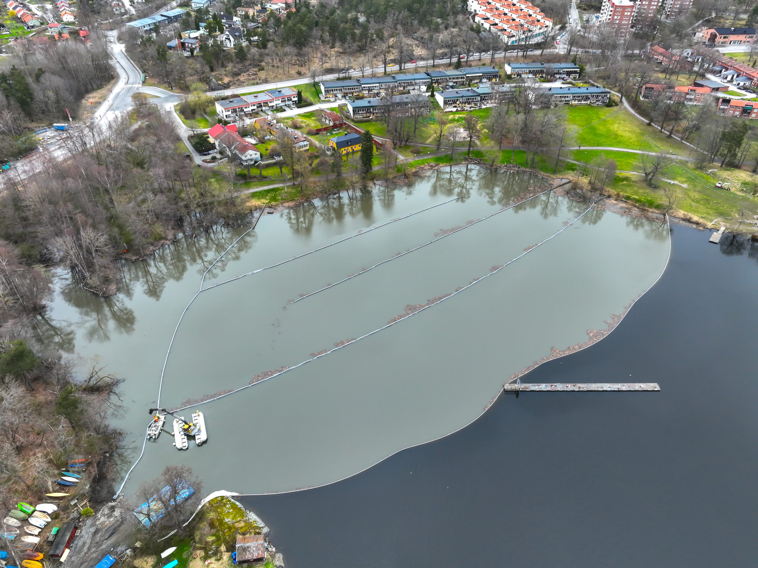 Aerial photo of Drevviken