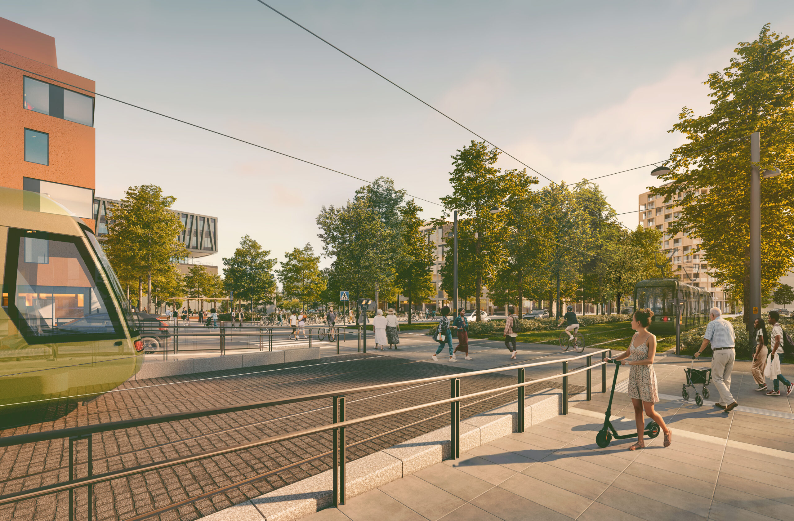 Uppsala spårväg går från planering till produktion